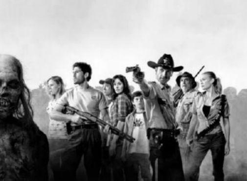 Walking Dead Poster Black and White Poster 16x24 | The Poster Depot The Poster Depot