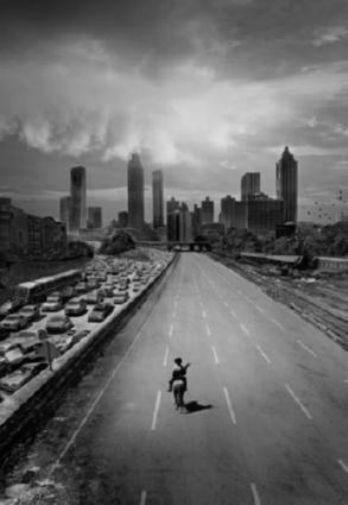 Walking Dead poster tin Metal Print Wall Art
