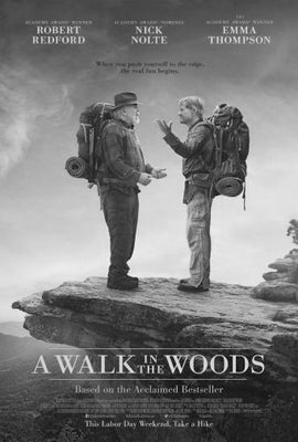 A Walk In The Woods Black and White poster for sale cheap United States USA