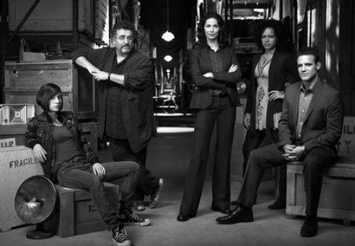 Warehouse 13 black and white poster