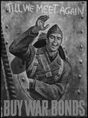 War Propaganda Poster Black and White Mini Poster 11"x17"