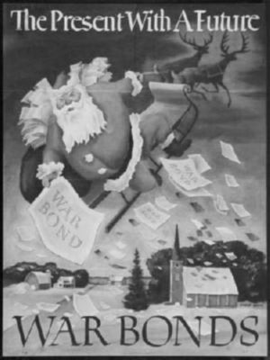 War Propaganda Poster Black and White Mini Poster 11"x17"