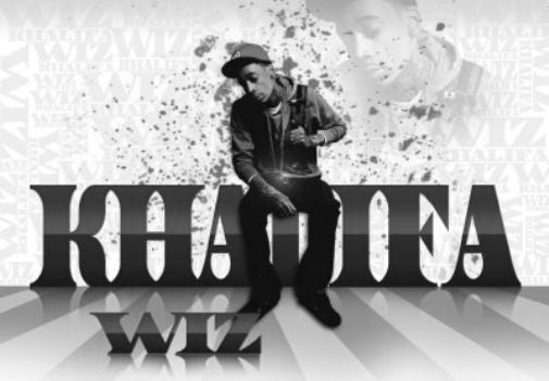 Wiz Khalifa Poster Black and White Mini Poster 11