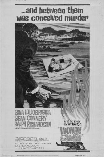 Woman Of Straw black and white poster