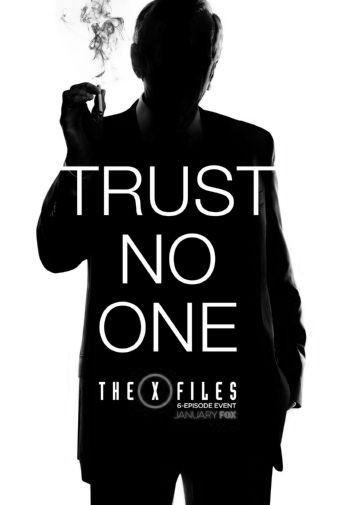 X-Files The black and white poster