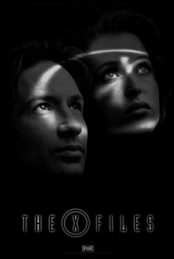 The XFiles Poster Black and White Mini Poster 11"x17"