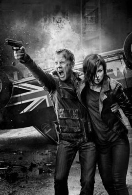 24 Live Another Day poster Black and White poster for sale cheap United States USA