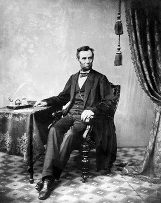 Abraham Lincoln poster Black and White poster for sale cheap United States USA