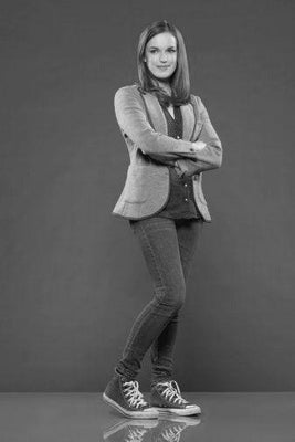 Elizabeth Henstridge black and white poster