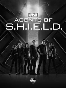 Agents Of Shield Poster Black and White Mini Poster 11"x17"
