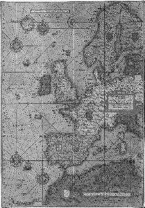 Antique Maps Poster Black and White Poster 16"x24"