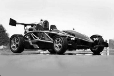 Atom V8 Poster Black and White Mini Poster 11"x17"