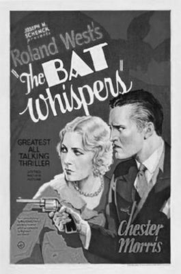 Bat Whispers poster Black and White poster for sale cheap United States USA
