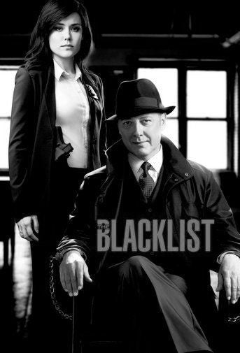 Blacklist black and white poster