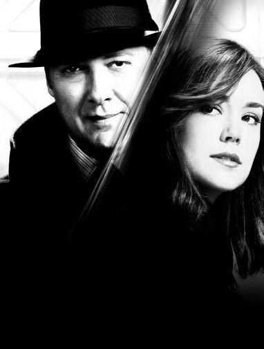 Blacklist The black and white poster