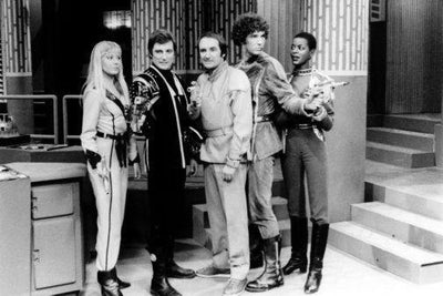 Blakes 7 poster tin Metal Print Wall Art