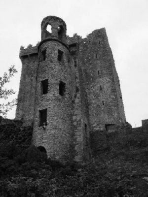 Blarney Castle black and white poster