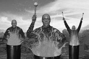 Blue Man Group Poster Black and White Mini Poster 11"x17"