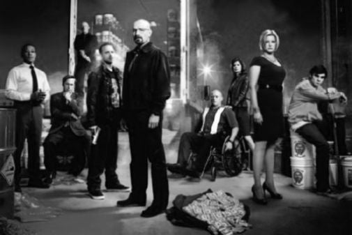 Breaking Bad black and white poster