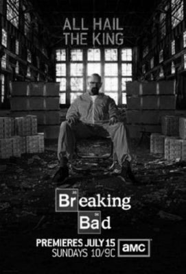 Breaking Bad Poster Black and White Mini Poster 11"x17"