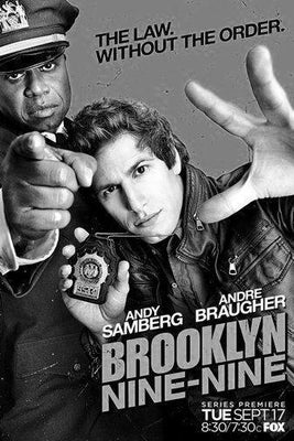 Brooklyn Nine Nine Brooklyn 99 Black and White Metal Poster Choose Style The Poster Depot