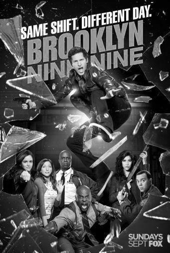 Brooklyn Nine Nine black and white poster