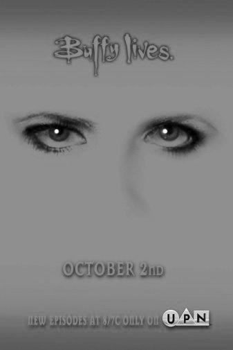 Buffy The Vampire Slayer Metal Poster Print 8in x 12in 12"x16" Black and White The Poster Depot