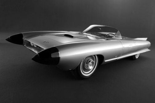 Cadillac Cyclone Motorama 1959 black and white poster