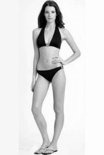 Carly Foulkes T Mobile Girl Poster Black and White Mini Poster 11