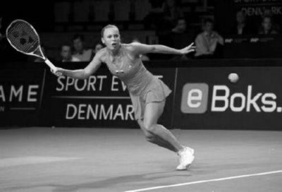 Caroline Wozniacki Black and White Metal Poster Choose Style The Poster Depot