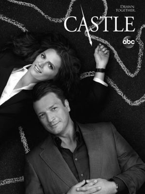 Castle Poster Black and White Mini Poster 11"x17"