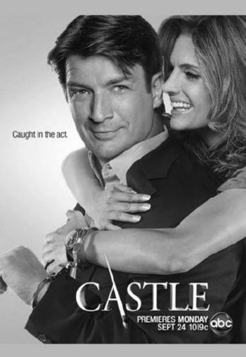 Castle black and white poster