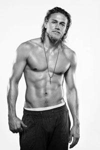 Charlie Hunnam Black and White poster for sale cheap United States USA