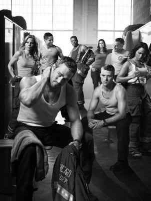 Chicago Fire Poster Black and White Mini Poster 11"x17"