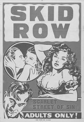 Pulp Fiction Novel Exploitation Art Poster Black and White Mini Poster 11"x17"