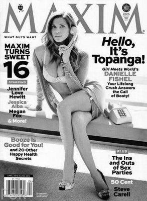 Danielle Fishel Black and White Metal Poster Choose Style The Poster Depot