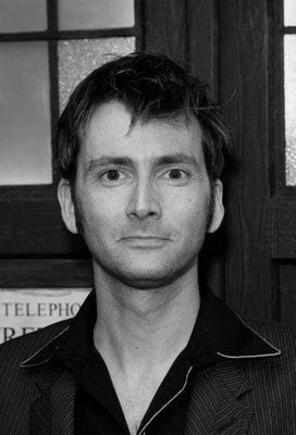 David Tennant Poster Black and White Poster 16x24 The Poster Depot