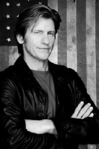 Denis Leary black and white poster