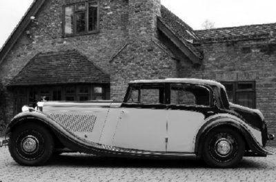 Derby Bentley black and white poster