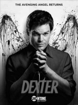 Dexter Black and White Metal Poster Choose Style The Poster Depot