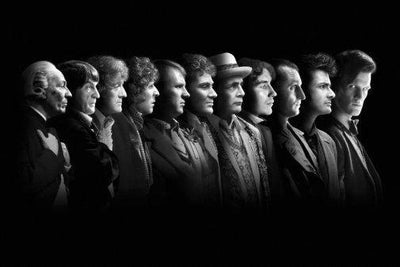 Doctor Who Poster Black and White Poster On Sale United States