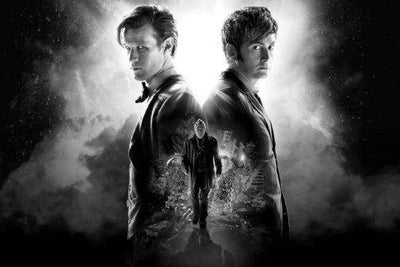 Doctor Who Poster Black and White Poster On Sale United States