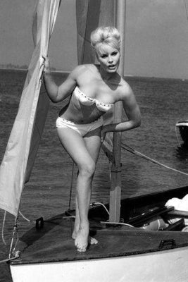 Elke Sommer Black and White Metal Poster Choose Style The Poster Depot