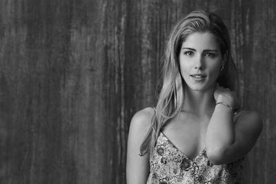 Emily Bett Rickards Poster Black and White Poster 24x36 The Poster Depot