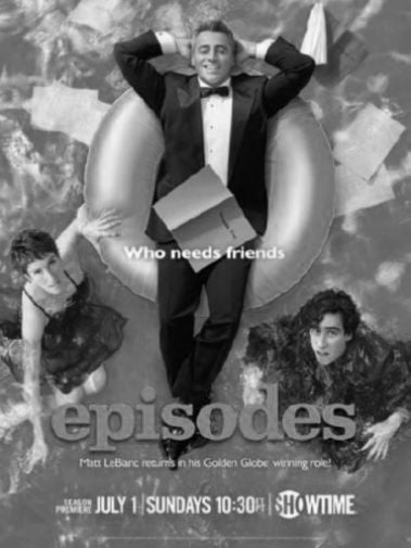 Episodes Poster Black and White Mini Poster 11
