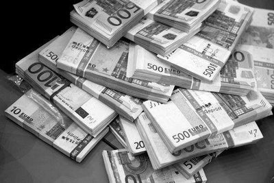 Money black and white poster