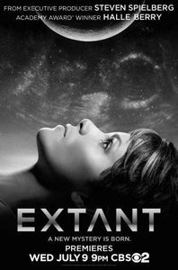 Extant black and white poster
