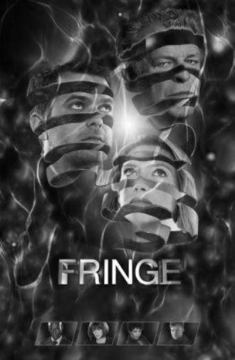 Fringe black and white poster