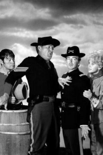 F Troop black and white poster