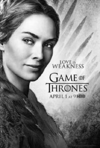 Game Of Thrones Poster Black and White Mini Poster 11"x17"